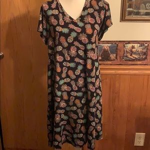 Cynthia Rowley pineapple dress 1X